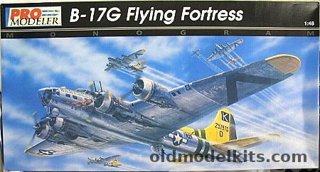 Monogram 1/48 Pro Modeler B-17G Flying Fortress - With Cheyenne Tail Section, 85-5928 plastic model kit